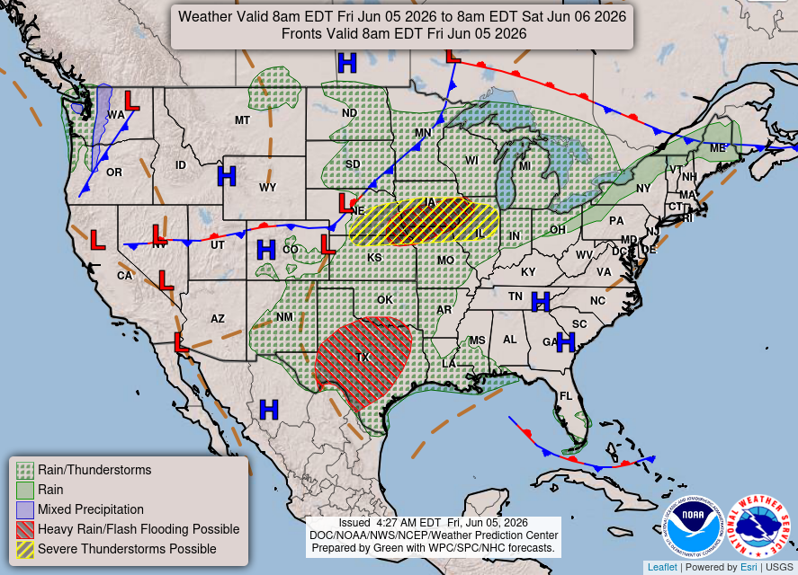 NWS National Forecast